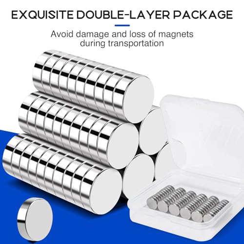 Refrigerator Magnets, 120 Pcs Rare Earth Magnets, Neodymium Fridge Magnet Whiteboard Magnets for Crafts, DIY, Office, Dry Erase Board