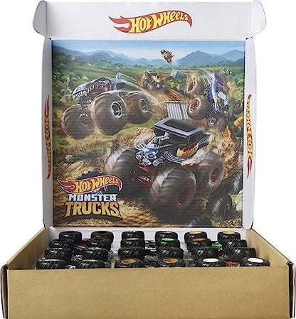 Hot Wheels Monster Trucks, Set of 12 1:64 Scale Die-Cast Toy Trucks for Kids and Collectors, Styles May Vary (Amazon Exclusive)