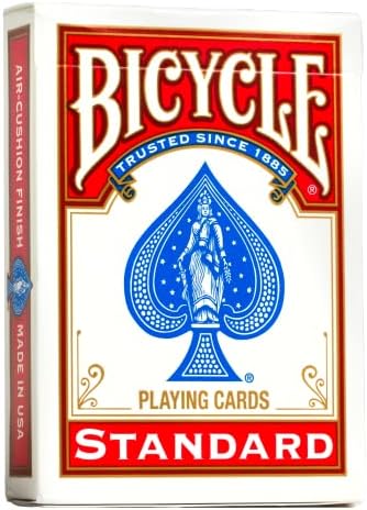 Bicycle Standard Playing Cards, Poker Size, 12 Pack