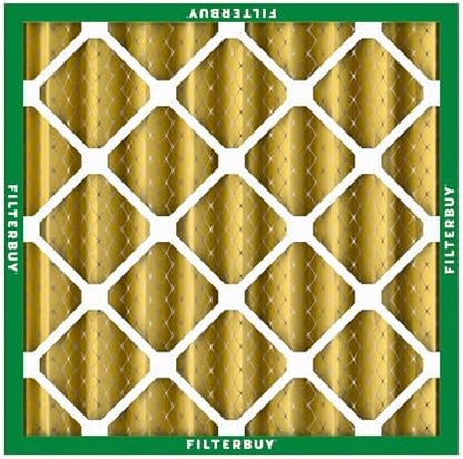 Filterbuy 20x20x4 Air Filter MERV 11 Allergen Defense (2-Pack), Pleated HVAC AC Furnace Air Filters Replacement (Actual Size: 19.50 x 19.50 x 3.63 Inches)