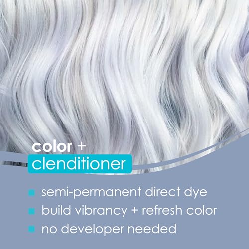 Keracolor Color + Clenditioner 3-in-1 Color-Depositing Conditioner, Gently Cleanses & Conditions, Semi-Permanent Hair Color, 23 Shades, 12 Fl Oz