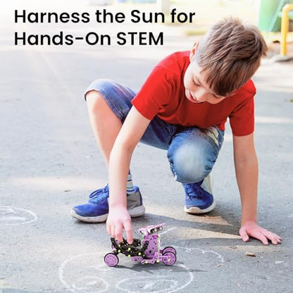 Sillbird Solar Building Robot Kit STEM Gift for Boys Aged 8-14, 12-in-1 DIY Science Educational Toys for Kids Birthday, Solar Powered Robotic Set with 190 Pieces