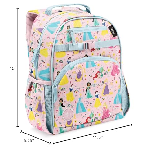 Simple Modern Medium Disney Toddler Backpack for School Girls and Boys | Kindergarten Elementary Kids Backpack | Fletcher Collection | Kids - 15" tall | Princess Rainbows
