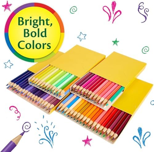 Crayola Colored Pencils Set for Kids (120ct), Bulk Art Supplies for Kids, Back to School Essentials, Teacher Classroom Must Haves, Coloring Book Pencils