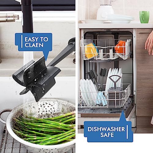 2Pack Meat Chopper, Heat Resistant Meat Masher for Hamburger Meat, Ground Beef Smasher, Nylon Hamburger Chopper Utensil, Meat Ground, Non Stick Mix Chopper Mix and Chop, Meat Masher Tool Gift（Aqua）