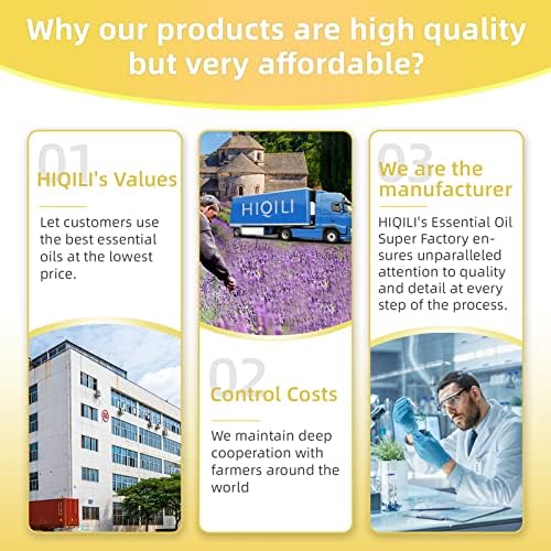 HIQILI 16 Ounces Vanilla Essential Oil, Strong Fragrance for Body Lotion, Candle Making, Soap, Aromatherapy -16 Fl Oz