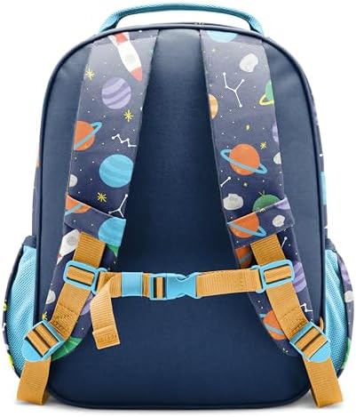 Simple Modern Medium Toddler Backpack for School Girls and Boys | Kindergarten Elementary Kids Backpack | Fletcher Collection | Kids - 15" tall | Outer Space