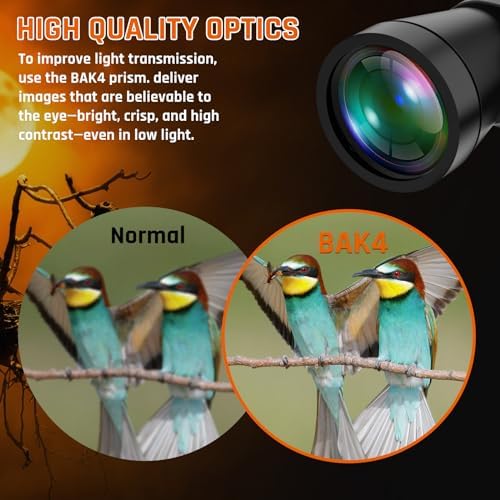 20x50 High Power Binoculars for Adults with Low Light Night Vision,Military Compact HD Professional/Daily Waterproof Binoculars for Bird Watching Hunting/Traveling/Outdoor…
