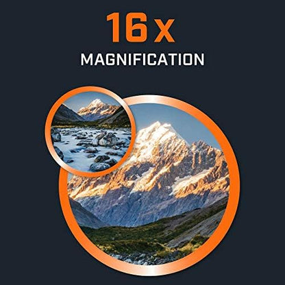 Bushnell PowerView 2 Binoculars, High-Definition Binoculars with Multi-Coated Lenses, Durable Aluminum Alloy Chassis, Wide Field of View, Ideal for Wildlife Observation, Hiking and Sporting Events