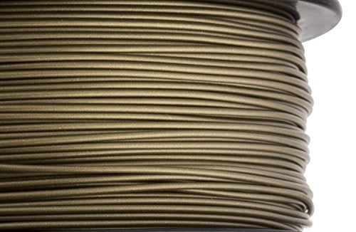 HATCHBOX 1.75mm Bronze PLA 3D Printer Filament, 1 KG Spool, Dimensional Accuracy +/- 0.03 mm, 3D Printing Filament
