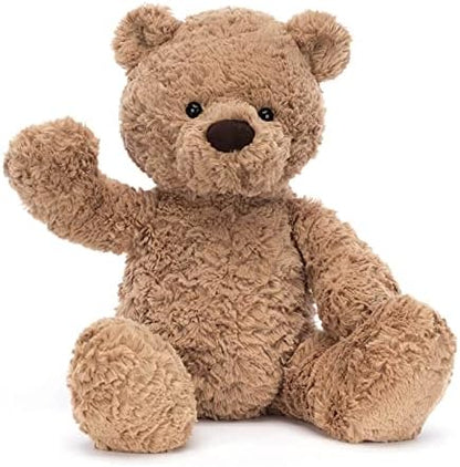 Jellycat Bumbly Bear Stuffed Animal, Medium 16.5 inches - Teddy Bear Plush Toy - Classic Children's Gift