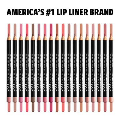 NYX PROFESSIONAL MAKEUP Slim Lip Pencil (Peakaboo Neutral) + Butter Gloss (Sugar Glass, Clear), 3-Pack Bundle