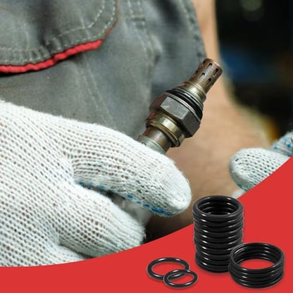 419 PCS Universal Metric O-Ring Kit，32 Sizes Buna-N 70A Rubber O Ring Assortment Set for Various Car Auto Faucet Plumbing Pressure Washer Air or Gas Sealing Repair Resist Oil and Heat
