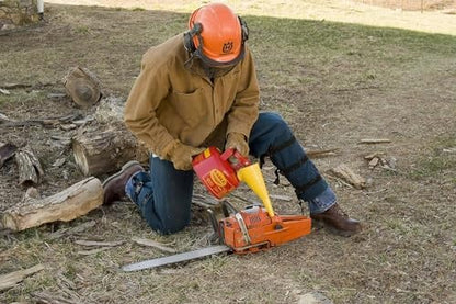 Eagle 2 Gallon Type I Red Safety Gas Can for Gasoline with Flame Arrester, Self-Closing Lid, and F-15 Funnel, Made in the USA, Galvanized Steel Flammable Storage Can, UI20FS