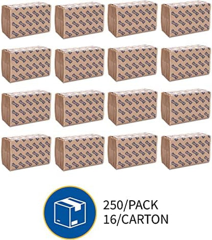 Genuine Joe GJO21040 Multifold Natural Towels (16 Packs, 250 per pack)