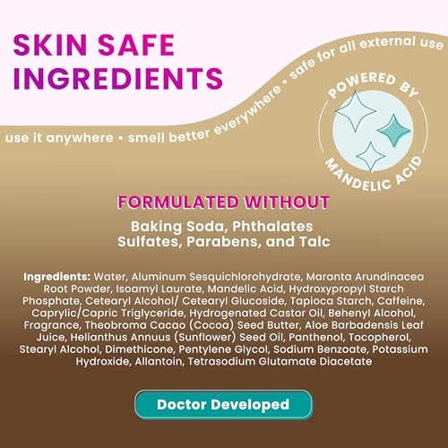 Lume Whole Body Deodorant - Invisible Cream Tube - 72 Hour Odor Control - Doctor Developed - Aluminum Free, Baking Soda Free and Skin Loving - 3.0 Ounce (Vanilla Bliss)