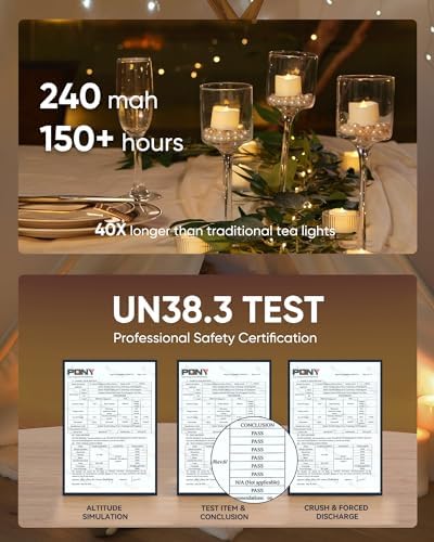 Homemory Timer Tea Lights Candles Battery Operated, 6H Timer Built-in, Auto On Daily, Flameless LED Tealight Votives for Table Centerpieces, Lantern, Holiday Decor, Warm Lamp, No Remote, 24-Pack