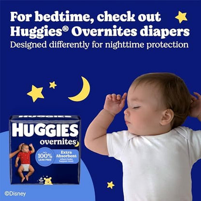 Huggies Size 4 Diapers, Skin Essentials Baby Diapers, Size 4 (22-37 lbs), 150 Count (6 Packs of 25), Packaging May Vary