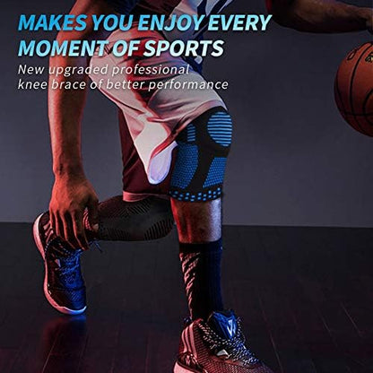 NEENCA Professional Knee Brace for Pain Relief, Medical Knee Support with Patella Pad & Side Stabilizers, Compression Knee Sleeve for Meniscus Tear, ACL, Joint Pain, Runner, Workout - FSA/HSA APPROVED