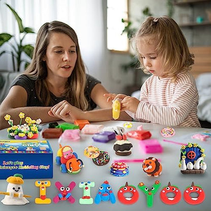 Air Dry Clay for Kids, 158 Colors DIY Modelling Clay Kit，Arts & Crafts Set for Schoo, Safe & Non-Toxic Birthday for Boys Girls Ages 3-12