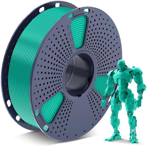 SUNLU 3D Printer Filament - 1.75mm PLA, Dimensional Accuracy +/- 0.02mm, Fits Most FDM 3D Printers, 1kg Spool (2.2lbs), Grass Green