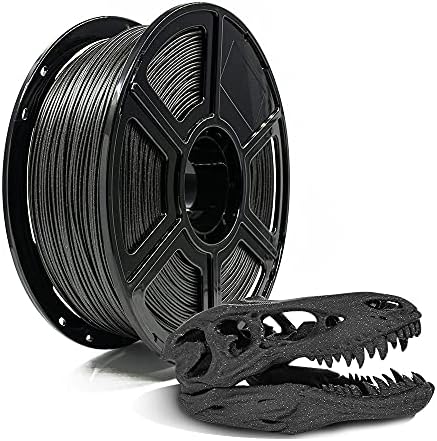 FLASHFORGE PLA Filament 1.75mm Galaxy Matte Black, 3D Printer Filament with Silver Glitter 1kg (2.2lbs) Spool, Dimensional Accuracy +/- 0.02mm, Shimmering 3D Printing Filament for Unique Finish
