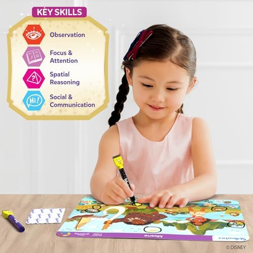 Skillmatics Search and Find Disney Princess Educational Game - Reusable Preschool Learning Activities, Perfect for Toddlers & Kids Who Love Toys, Art & Crafts, Gifts for Boys & Girls Ages 3, 4, 5, 6