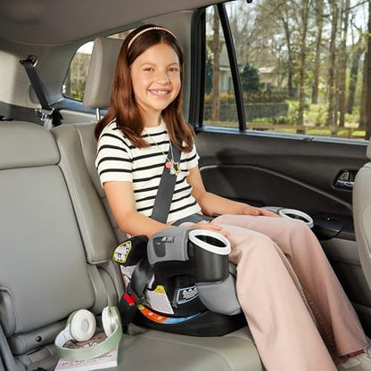 Graco 4Ever DLX 4-in-1 Car Seat, Charlie | Infant to Toddler Car Seat, with 10 Years of Use | Rear-Facing, Forward-Facing and Booster Modes | Safe, Comfortable and Convenient