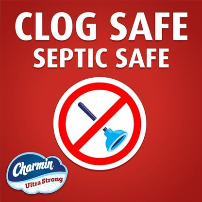 Charmin Ultra Strong Toilet Paper, 18 Mega XL Rolls = 108 Regular Rolls