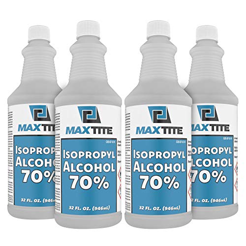 MAXTITE Isopropyl Alcohol 70% (1 Gallon (32oz, 4 Pack))