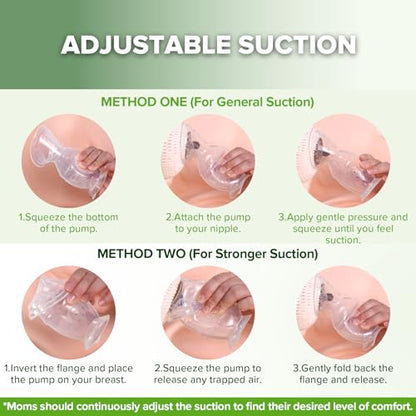 haakaa Silicone Breast Pump & Silicone Cap 5oz/150ml, Gen.2