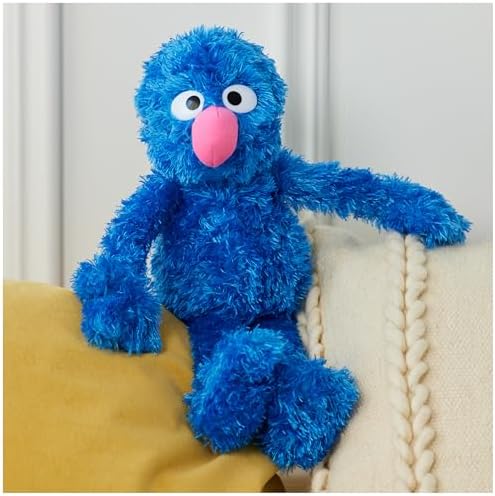 GUND Sesame Street Official Grover Muppet Plush, Premium Plush Toy for Ages 1 & Up, Blue, 14.5”