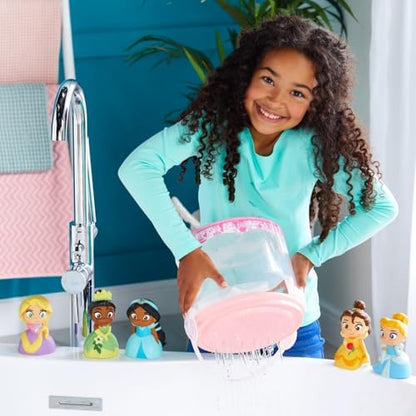 Disney Store Girl's Bath Set (Disney Princess) - Kids Bath Accessories with Beloved Disney Characters - Colorful and Fun Bath Time Essentials for Kids - Suitable for All Ages