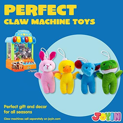 JOYIN 24 Pcs Mini Animal Plush Toys, 3” Stuffed Animal Bulk for Kids Birthday Party Favors, Presents, Pinata Fillers, Goodie Bag Fillers, School Prizes, Valentine's Day Party Supplies