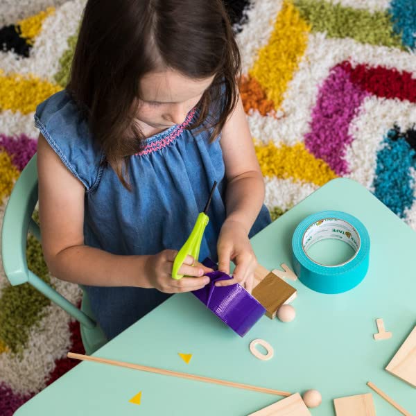 Duck Brand 283138 Color Duct Tape, Purple, 1.88 Inches x 20 Yards Each Roll, 3 Rolls