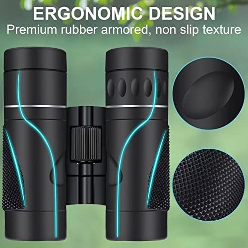 12X25 Mini Pocket Binoculars for Adults Kids, Small Compact Binoculars for Bird Watching, Opera Concert