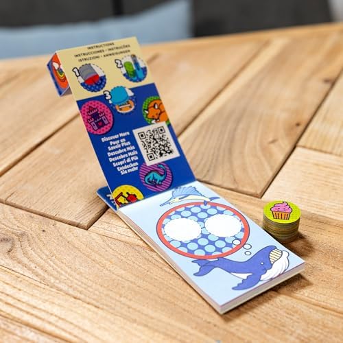 Melissa & Doug Sticker Wow!™ Mini Activity Pad and Refill Stickers 4-Pack (Dinosaur, Pets, Favorite Things, Surprise Pack 1) – 200 Stickers Each (800 Total) for Any Sticker Stamper (Not Included)