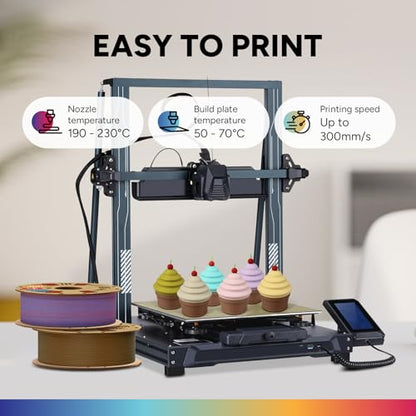 OVERTURE Dual Color Matte PLA 3D Printer Filament 1.75mm, Matte PLA 1kg Cardboard Spool (2.2lbs), Dimensional Accuracy +/- 0.02 mm (Matte Blue-Red)