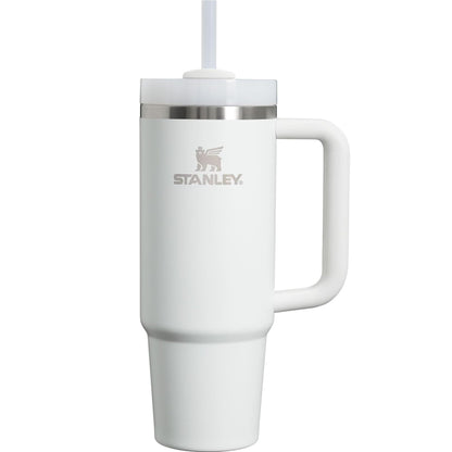 STANLEY Quencher H2.0 Tumbler with Handle and Straw 30 oz | Flowstate 3-Position Lid | Cup Holder Compatible for Travel | Insulated Stainless Steel Cup | BPA-Free | Frost