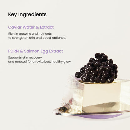 BIODANCE Rejuvenating Caviar PDRN Real Deep Mask, Overnight Hydrogel Mask, Skin Firming & Radiance Boost, Enhancing Recovery for All Skin Types, 1.19oz(34g) x 4ea