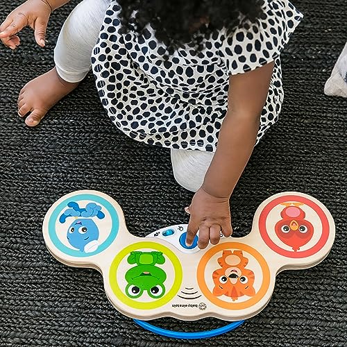 Baby Einstein Magic Touch Wooden Drum Musical Toy, Ages 6 months Plus