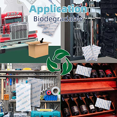 60 Packs 20 Gram Premium Silica Gel Dessicant Packs for Storage, Moisture Absorber Packets, Humidity Packs