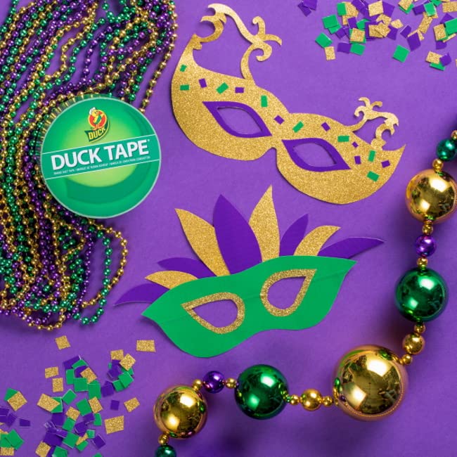 Duck Brand 283138 Color Duct Tape, Purple, 1.88 Inches x 20 Yards Each Roll, 3 Rolls