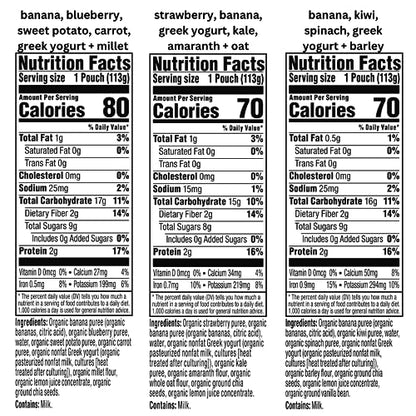 Plum Organics Stage 4 Variety Pack – Toddler’s Taste Adventure & Sunrise Pack – Mighty 4 & Mighty Morning Organic Fruit & Veggie Pouches – 4 oz Pouch, Pack of 18 (Amazon Exclusive)