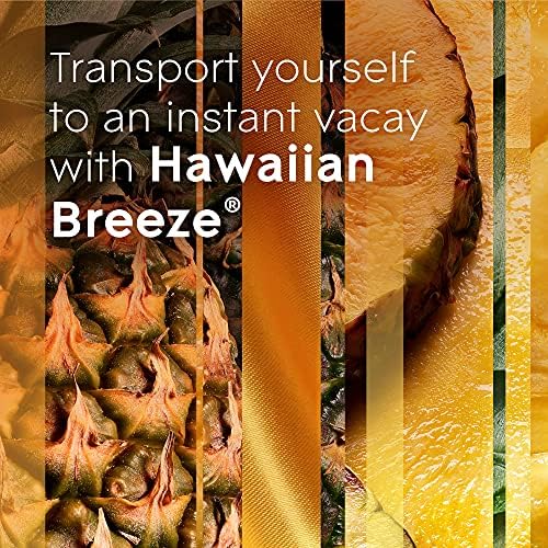 Glade PlugIns Refills Air Freshener, Scented and Essential Oils for Home and Bathroom, Hawaiian Breeze, 6.7 Fl Oz, 10 Count (Packaging May Vary)