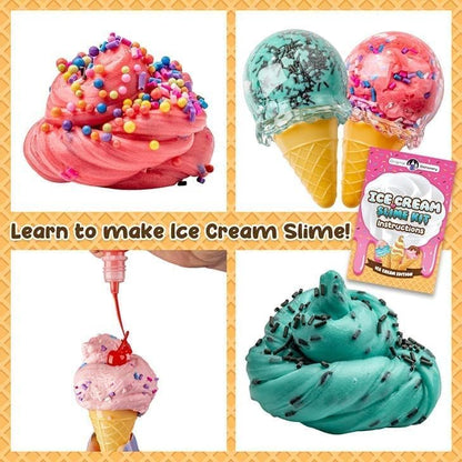 Original Stationery DIY Ice Cream Slime Kit for Girls with Butter Cloud & Foam - Creative Slime Making Toy & Birthday Present for Girls 8-10