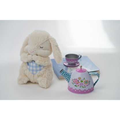 Tickle & Main Baptism Gifts for Boys Praying Musical Bunny Set - 7 in Blue Plush & Illustrated Board Book - Christening Present for Boys & Baptismal Treasures Reciting Now I Lay Me Down to Sleep