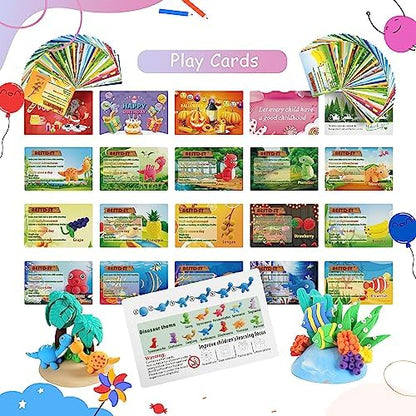Air Dry Clay 42 Colors, Modeling Clay for Kids, DIY Model Magic Clay, Molding Clay Kit with Sculpting Tools, Non-Sticky Soft and Super Light, Arts and Crafts Gift for Boys Girls Kids.