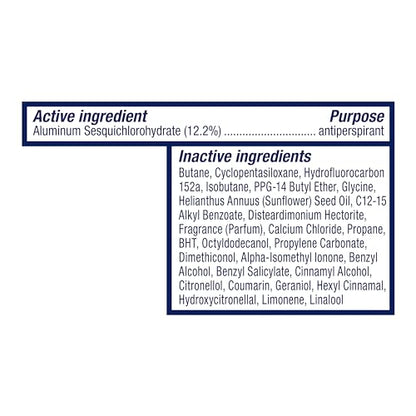 Dove Advanced Care Invisible Dry Spray Antiperspirant Deodorant No White Marks on 100 Colors Sheer Fresh 48-Hour Sweat and Odor Protecting Deodorant for Women 3.8 oz, Pack of 12