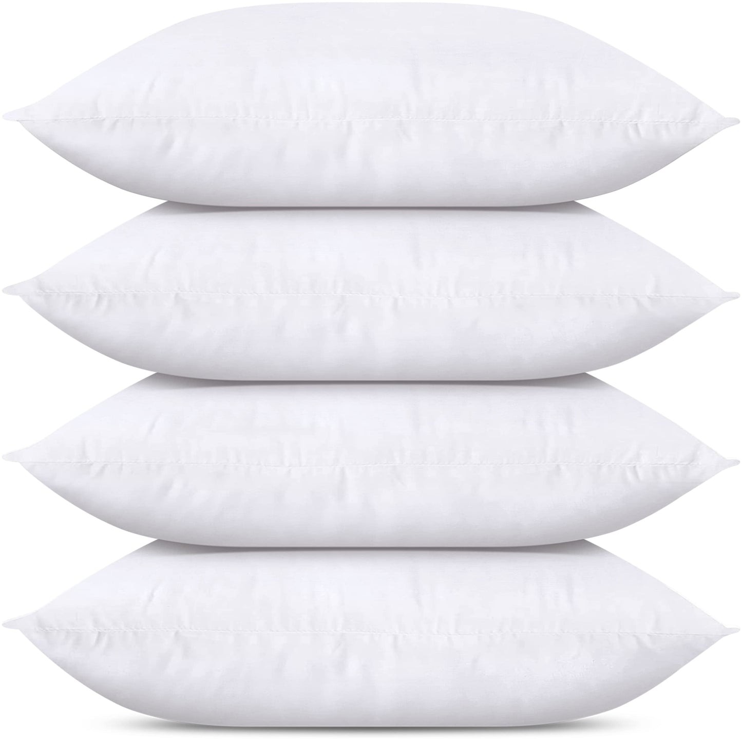 Utopia Bedding Throw Pillows (Set of 4, White), 12 x 20 Inches Pillows for Sofa, Bed and Couch Decorative Stuffer Pillow
